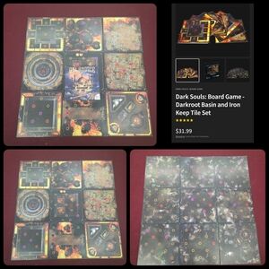 Dark Souls Board Game: Darkroot Basin and Iron Keep Tile Set + Free Game